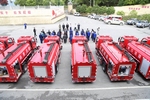 黎平县为10个乡镇专职消防队发放车辆器材装备